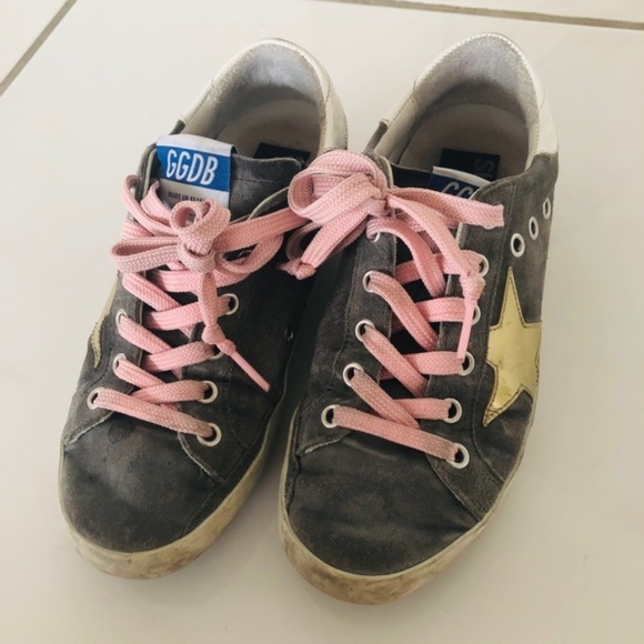 Golden Goose Shoes - Golden Goose Superstar Suede Low-Top Sneaker 35